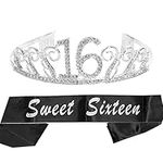 16th Birthday Gifts for Girl, 16th Birthday Tiara and Sash