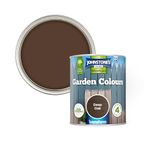 Johnstone's Garden Colours, Deep Oak, Fade-Resisting, Easy to Apply, Long-Lasting Colour and Protection, 8m2 Coverage per Tin, 1L