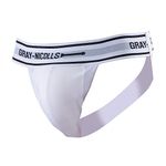 Gray-Nicolls Cover Point Jock Strap, White, S