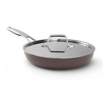Calphalon Premier Ceramic Nonstick 10 inch Frying Pan, Durable Ceramic Pan for Searing, Sauteing, Long Lasting PFAS-Free Cookware, Dishwasher Safe, Oven Safe, Fond