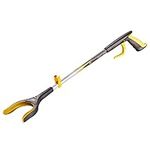 Helping Hand Company Handi-Grip PRO Reacher Grabber 32” / 82cm. Long Handled Grabbing Aid Stick for Elderly, Disabled, or Anyone Struggling When Bending and Reaching. Rotating Head Grabber Tool