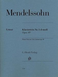 Piano Trio No. 1 in D Minor, Op. 49 - Set of Parts for Violin, Cello & Piano (Multilingual Edition)