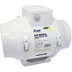 Kair MultiFan In Line Fan 150mm with Timer