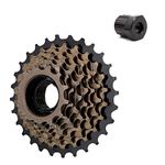 Schrodinger15 50016+G Bicycle Cycle Alloy Steel 8 Speed Freewheel (NOT Cassette) + Tool Mountain MTB 13-14-16-18-20-22-24-28T