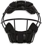 Champion Sports Heavy-Duty Youth Catcher's Mask - Lightweight - 18 oz - Hollow Wire Frame - Leather Pads - Adjustable Harness Catcher's Mask - Ideal for Young Catchers,Black