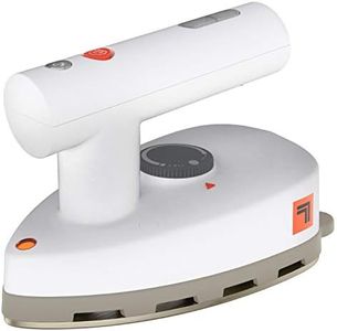 Sharper Image SI-755 Mini Steam Iron with Dual Voltage for Travel, White, Corded