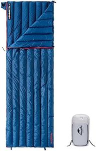 Naturehike Sac De Couchage en Duvet Ultra Léger, Sac De Couchage en Duvet d'oie 800, Sac De Couchage 4 Saisons, Sac De Couchage Compact Et Léger pour Adultes, Randonnée, Camping, Sac De Couchage