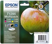 Epson T1295 Black/Cyan/Magenta/Yellow Ink Cartridges (4 Pack) C13T12954012