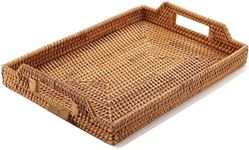 Mofish Rattan Hand-Woven Serving Tr