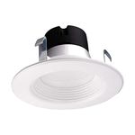Satco S11800 7 watt LED Downlight Retrofit; 4"; Adjustable Color Temperature; 120V; Dimmable 16 Count California Qualified