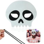 Halloween Mask | One Size Fits All Eye Mask, Ghost Face Skull Mask Gifts for Scary Party, Purge Masks Halloween Decorations, Horror Party Bags Fillers Supplies, Adjustable Elastic Band Ghostface Mask