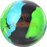 MOTIV Ascend - Green/Teal/Black Bowling Ball, Entry Level, Light Oil, Available in 10-15 pounds (13, Pounds)