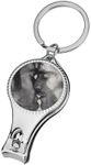 Gay Man Kiss Unisex Nail Clippers Fingernail Toenail Cutters with Bottle Opener Keychain