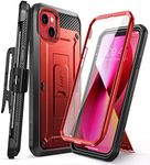 SUPCASE Unicorn Beetle Pro Heavy Duty Full Body Protective Case for iPhone 13 6.1 inch (2021), Metallic Red