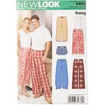 New Look Sewing Pattern 6859 Miss/Men Separates, Size A (X-Small - Small - Medium - Large - X-Large)