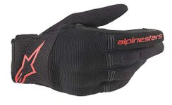 Alpinestars Motorcycle gloves Copper Gloves Black Red Fluo, BLACK/RED/FLUO, L 35684201030- L