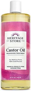 Heritage Store Castor Oil, 32 Ounce