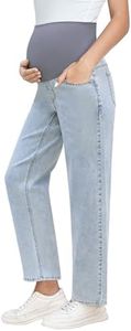 GRAPENT Womans Jeans Womens Jeans Trendy Plus Size Maternity Clothes Roadknight Blue XX-Large US Size 20-22