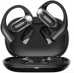 Essonio Open Ear Earbuds Wireless Ear Hooks Headphones, Ultra Lightweight Powerful Stereo Sound 35H Playtime Bluetooth 5.4 Dual Device Sync AI Clear Calls Waterproof for Small Ears