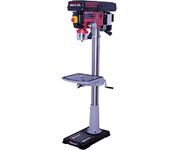 LUMBER JACK Pillar Drill Press Floorstanding 12 Speed 16mm Chuck Floor Standing 20mm Drilling Capacity Cast Iron Professional