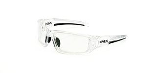 Uvex by Honeywell Hypershock Safety Glasses, Clear Frame with Clear Lens & HydroShield Anti-Fog Coating (S2970HS)