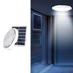 hardoll Acrylonitrile Butadiene Styrene Solar Ceiling Light 200W With Remote Controlled Outdoor LED Waterproof Garden Indoor Lamp