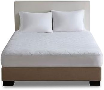 Sleep Philosophy All Natural Cotton Filled Mattress Pad, Queen