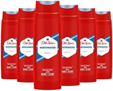 Old Spice Whitewater Lot de 6 gels douche (6 x 250 ml), gel douche au parfum longue durée pour homme, gel douche