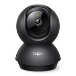 TP-Link Tapo 2K Pan/Tilt Indoor Security Camera for Baby Monitor, Pet Camera, Motion Detection & Tracking, 2-Way Audio, Cloud & SD Card Storage, Works w/Alexa & Google Home, Black, Tapo C211