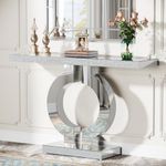 Tribesigns 43-Inch Mirrored Console