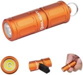 OLIGHT I1R 2 PRO EOS 180 Lumens Rechargeable EDC Keychain Flashlight, Type-C USB Cable, Pocket Tiny Lights for Everyday Carry, Outdoors, Indoors (Orange)