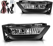 AUTOSAVER88 Fog Lights Assembly Compatible with 2013 2014 2015 Accord Sedan 13-15 Fog Light Replacement Lamps Accord 4-door Sedan with Bulbs & Wiring Kit Fog Lights Lamps Driver and Passenger Side