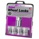 McGard 24154 Chrome Cone Seat Wheel Locks, M12 x 1.25 Thread Size, Set of 4