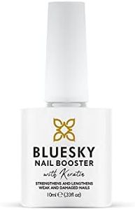 Bluesky Nail Booster with Keratin 10ml, Nail Strengthener, Repair for Weak, Damaged Nails, Strengthener Treatment for Stronger, Longer Natural Nails, Contains Jojoba Oil