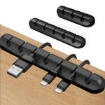 ARK 3-Pack Cable Management Desk Organizer: Cord Organizer & USB Mouse Cable Holder Clips Office Desk Accessories, Home Organization Accessories for Table, Nightstand, Car Gadgets & PC Cable Storage