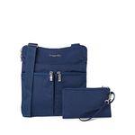 Baggallini Womens Horizon Crossbody Blue Size: One Size