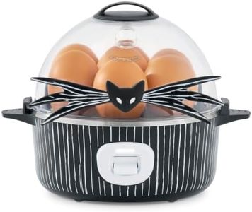 Disney | Dash Jack Skellington Rapid Egg Cooker, 7 Egg Capacity, Black