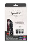 Speedball Calligraphy Fountain Dip Pen Set, 2 Fountain Pens, 3 Nibs, 12 Ink Cartridges, Speedball Textbook, Calligraphy, Writing, Lettering, Art, Craft, Artists, Hobbyists, Enthusiasts