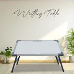 ROSE® Multipurpose Portable Whiteboard Study Laptop Table | Portable Desk & Lap Bed Table with Height Adjustable for Kids | Home | Office Presentation, etc | 1 Marker 1 Duster (105) (Big)