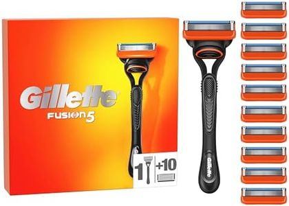 Gillette Fusion 5 Maquinilla de Afeitar Hombre + 11 Cuchillas de Recambio