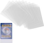 ILamourCar Penny Sleeves, Pack of 100 Clear Card Sleeves, Standard Card Sleeves for Trading Card, Magic, The Gathering, Board Games (66 x 91mm)