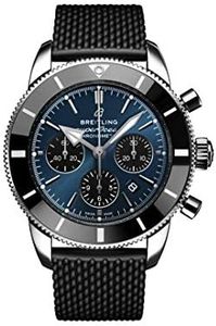 Breitling Superocean Heritage II Chronograph Automatic Blue Dial Men's Watch AB0162121C1S1, Black Blue, Diving Watch,Chronograph