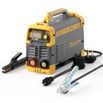 TOOLIOM 195A Stick Welder 110/220V Dual Voltage MMA Welder Digital Display IGBT Inverter Hot Start Arc Force Anti-Stick Welding Machine fits 5/32in. (4mm) Welding Rods