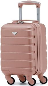 Flight Knight Valises Rigides Legeres en Abs A 4 Roues Bagage A Main Cabine Approuve pour Plus De 100 Compagnies Aeriennes, Compris British Airways, Easyjet Et Taille Maximale pour Ryanair 40x20x25cm