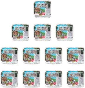 BestNest Pack of 12 Pine Tree Farms Le Petit Nutsie Seed Cakes, 10 oz. Each