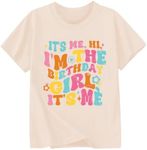 Goengmo Birthday Girl Shirt 2nd 3rd 4th 5th 6th 7th 8th 9th Girls Birthday Tshirts Cotton Short Sleeve Tees, 11# Birthday Girl, 9-10 Years