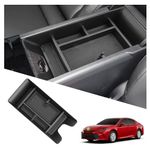 Ruiya 2025 Camry Center Console Organizer for Toyota Camry 2025 Accessories Middle Console Organizer 2025 Camry Armrest Console Organizer Compatible with 2025 Toyota Camry LE/SE/XLE/XSE/TRD