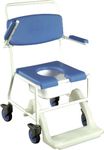 NRS Healthcare Mobile Shower Commode Chair