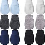 6 Pairs Anti-Scratch Cotton Mittens