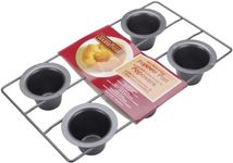 Chicago Metallic Gourmet Ware Popover Pan 6 Cavity, 16-Inch by, 9-1/2-Inch (2-3/4-Inch by 2-1/4-Inch Cavities)